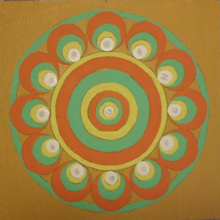 Mandala pre muža na prijatie lásky ❤ 20x20 cm