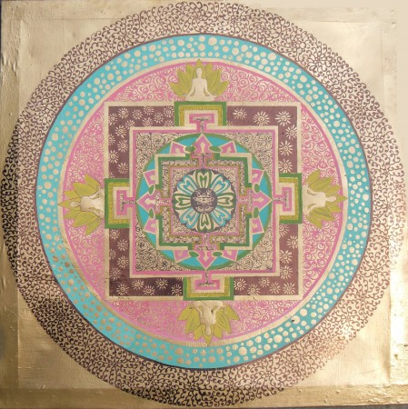 Mandala na harmonizáciu rodinného života ❤ 1x1 meter