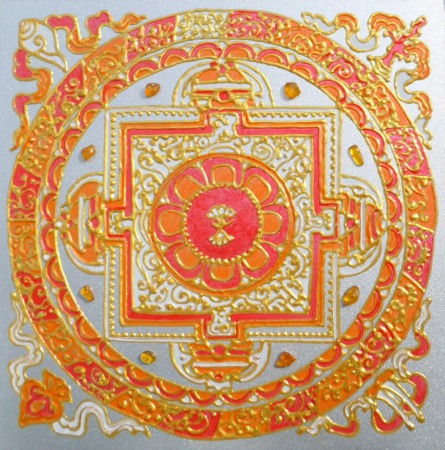 Mandala pre ženu na úplné prijatie samej seba – sebou a druhými ❤ 30x30 cm