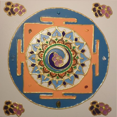 Mandala na úspech v práci a živote 20x20cm