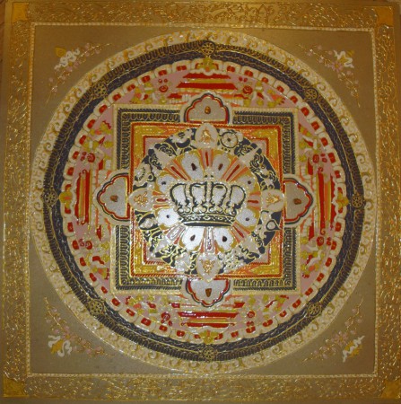 Kráľovská mandala na uznanie svojej vlastnej ceny – 60x60 cm