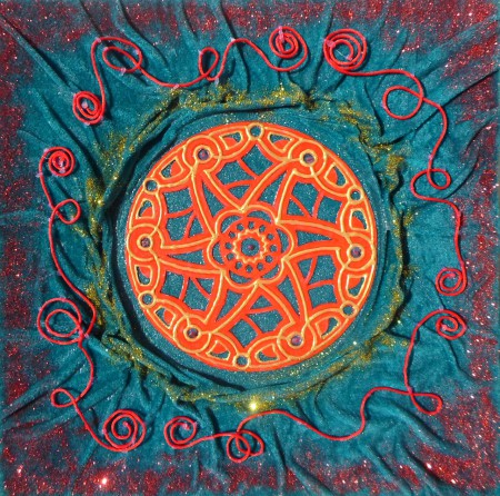 Mandala na prijímanie ocenenia - 40x40 cm