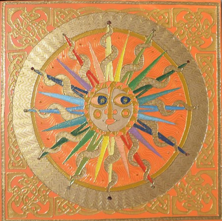 Mandala na sebaprijatie, zvýšenie svojich osobných vibrácií a rozpúšťanie problémov – 50x50 cm